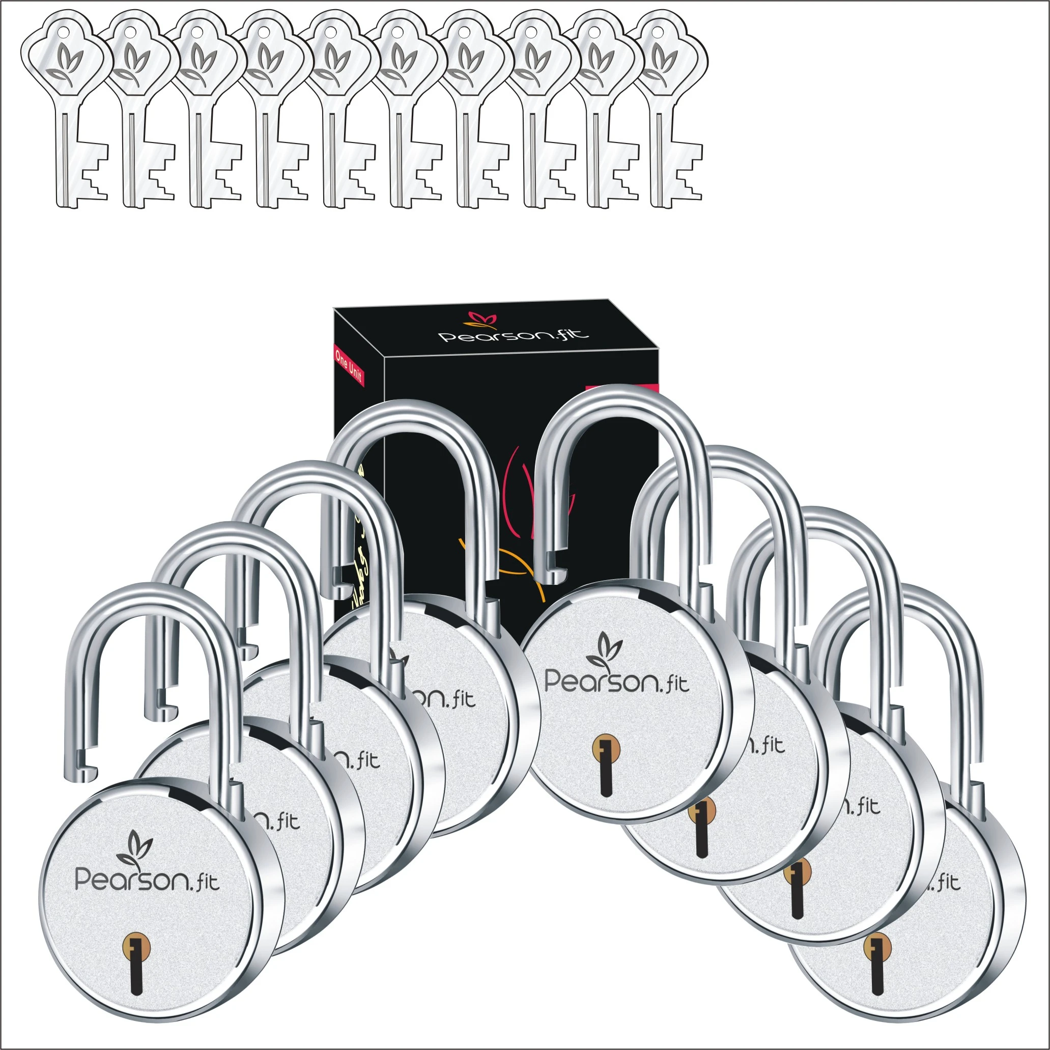 65mm 8 Lock With 10 Same Key