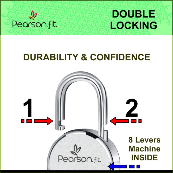 50mm 10 Lock & 10 Keys Medium Size Same Key Lock Set - Image 4