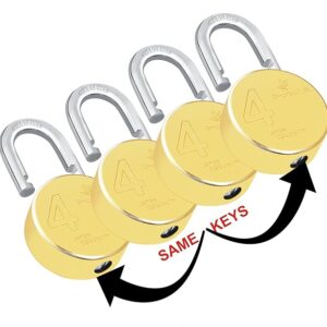 67mm 04 Lock & 8 Keys XL+ Big Size Same Key Lock Set