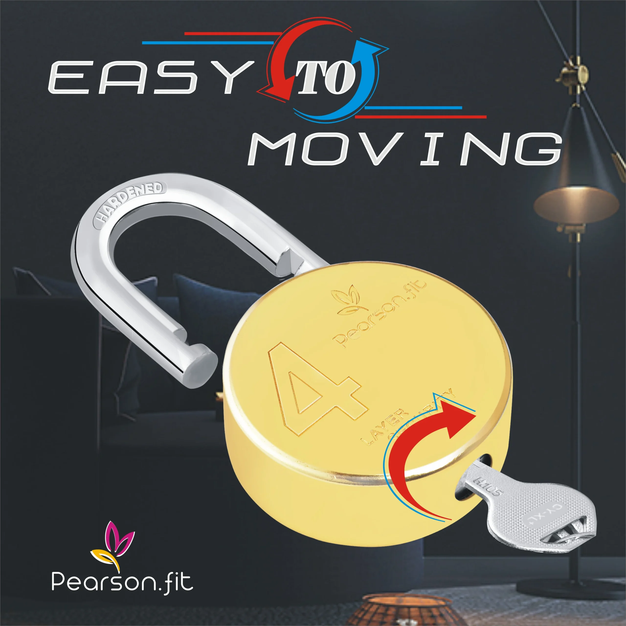 67mm 05 Lock & 10 Keys XL+ Big Size Same Key Lock Set - Image 5