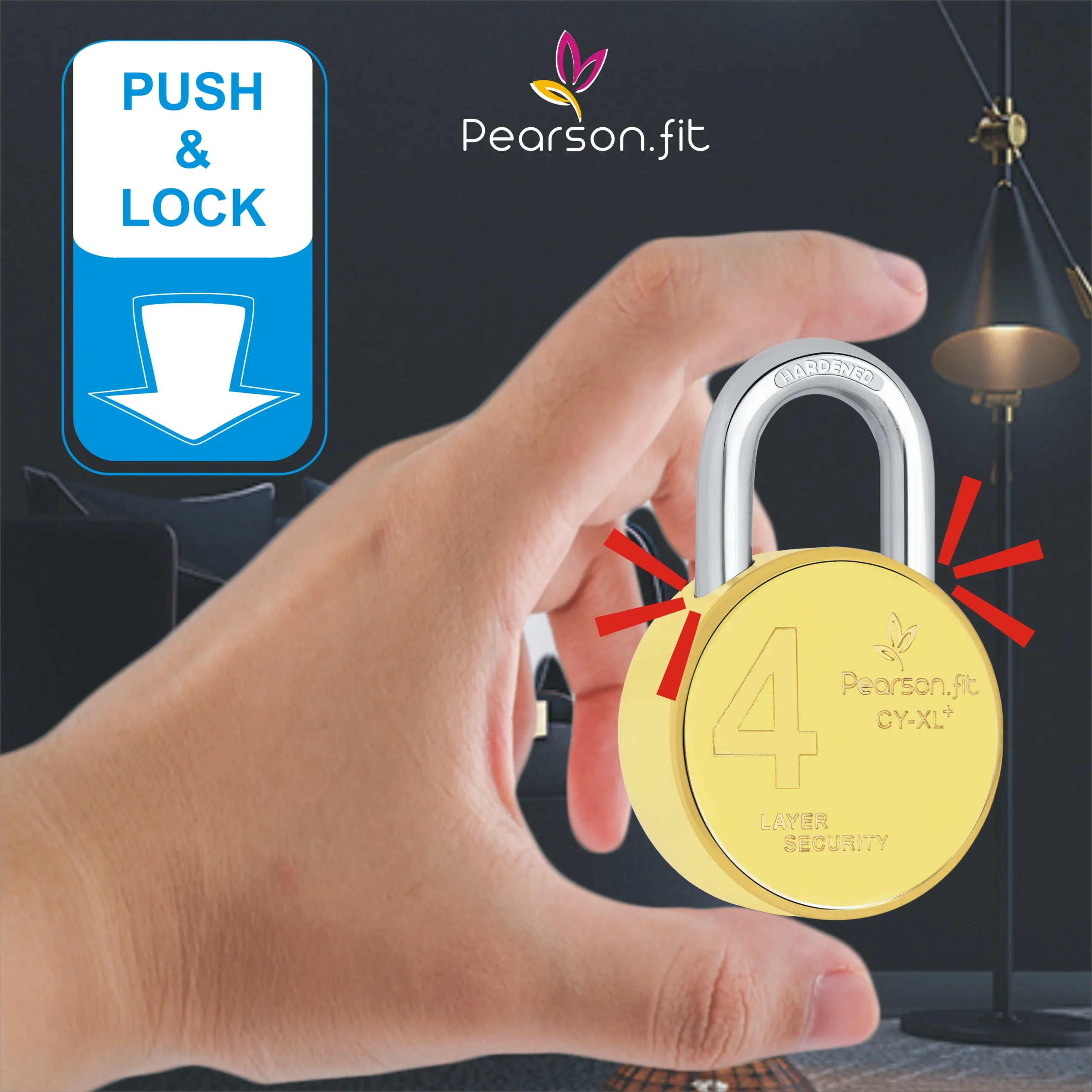 67mm 05 Lock & 10 Keys XL+ Big Size Same Key Lock Set - Image 6