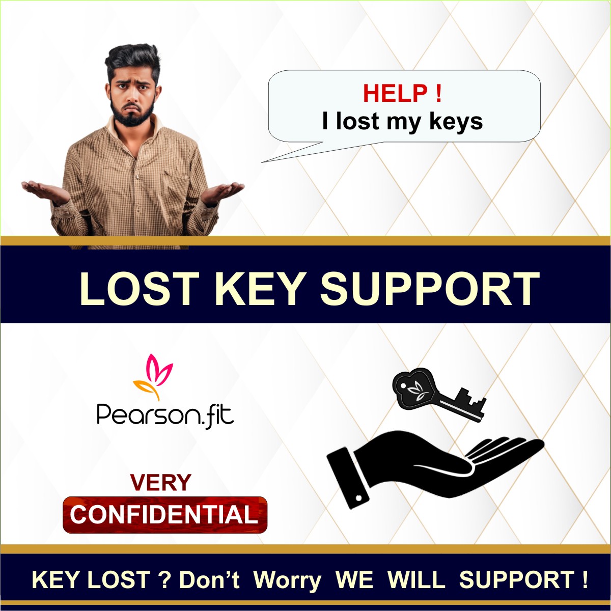 65mm 80 Lock 20 Keys Regular Size Same Key Lock Set - Image 6
