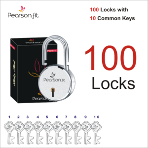 65mm 100 Lock 20 Keys Regular Size Same Key Lock Set