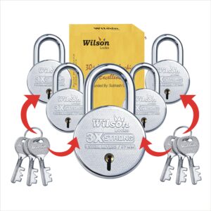 Wilson 67mm Heavy Duty 5 Lock with 10 Same Key